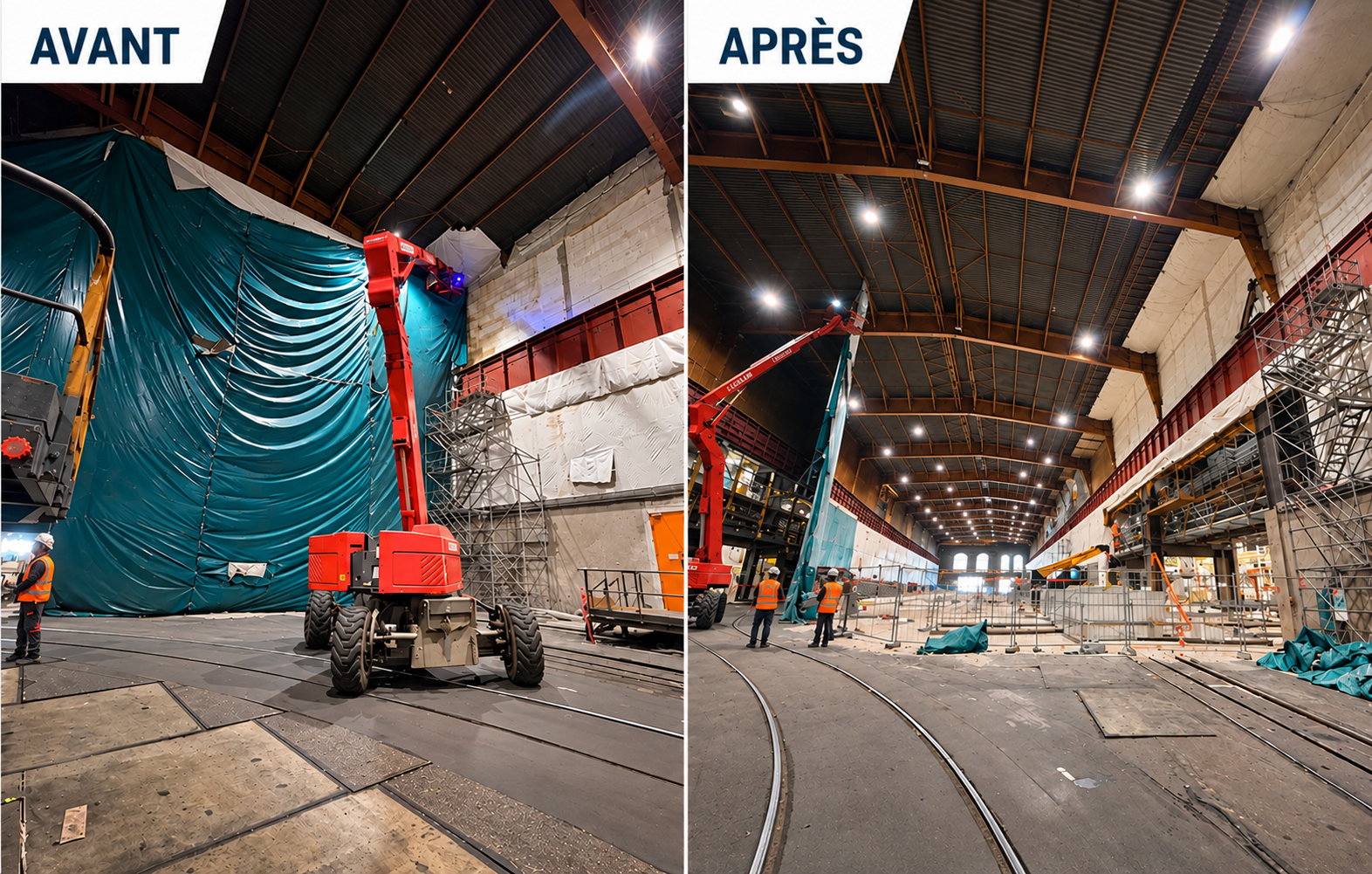 Pose d'équipements et protections en hauteur